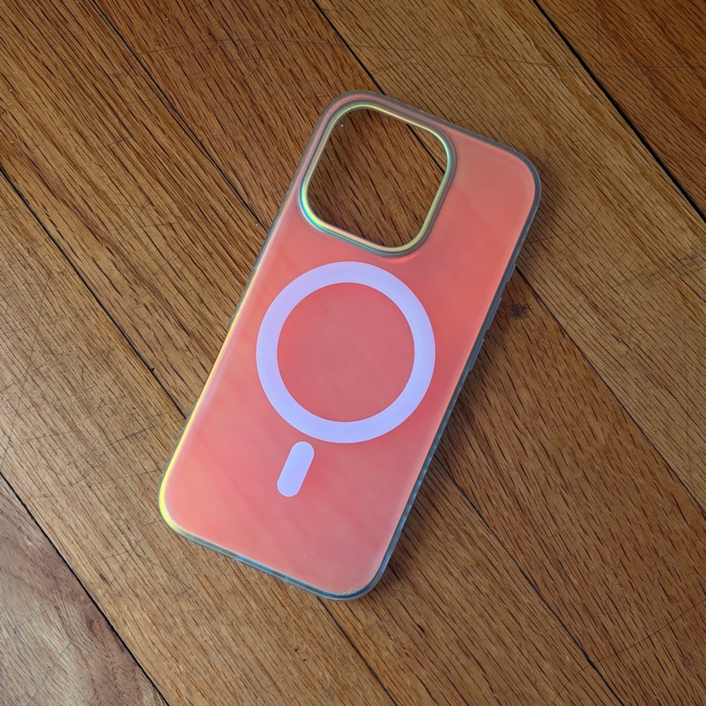 Holographic color changing iPhone 16 pro MagSafe-Compatible Phone case